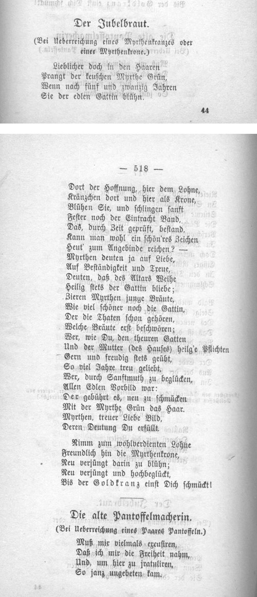 Silberhochzeit Verse